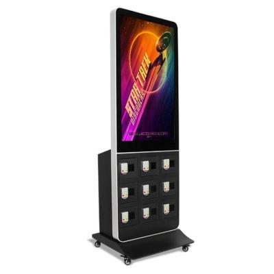 China Indoor Mobile Phone Kiosk Advertising Product Display Stand Refill Kiosk 43 Inch Led Advertising Board for sale