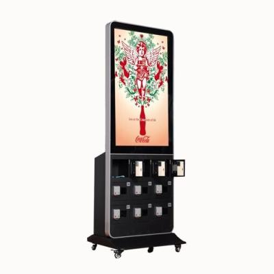 China Indoor Monitor Floor Terminal TV Stand Led Music Player Kiosk for sale