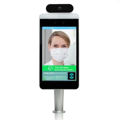 China Facial recognition + body temperature measuring device for public SP-YDC-1081D for sale