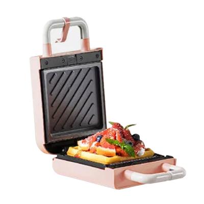 China Mini Beach Breakfast Sandwich Waffle Non-Stick Removable Baking White Maker Automatic Sandwich Maker Overheating Tray Pad for sale