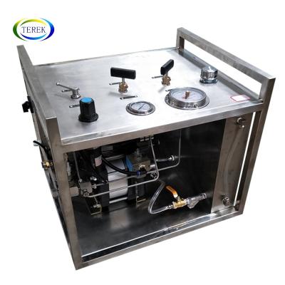 China Portable Pneumatic Pressure Check and Adjustment Booster Pump with Chart Recorder Round Paper Hydraulic Test Bench for sale