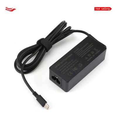 China Hot Selling 45W 20V 2.25A TYPE-C LAPTOP Laptop Power Adapter For Lenovo PC for sale