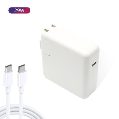 China Amazon Hot Sale OEM/ODM 29W 14.5V 2A LAPTOP Power Adapter Type-C for Apple A1534 A1450 Laptop Charging for sale