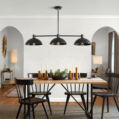 China New Modern Round Multihead Hanging E27 Lamp Holder Iron Nordic Black Designer Modern Decorative Ceiling Lamp for sale