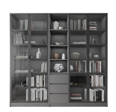 China Behind Doors/On Walls Simple Modern Study Library Locker Shelf File Cabinet Combination for sale