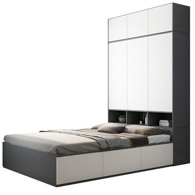 China Multifunctional Modern Minimalist Children's Bed Cabinet Storage Cabinet Bed Wardrobe for sale