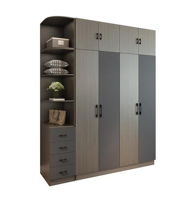 China Modern Simple Modern Good Price Economy Big Bedroome Cabinet Solid Wood Wardrobe for sale