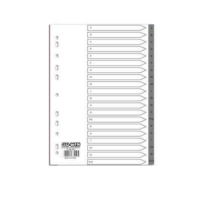 China Soft Cheap Hot Selling Presentation Document Binders Gray Label Divider Folder for sale