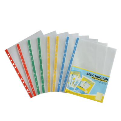 China Best Selling Goods Soft Using Clear Plastic Hard A4 Paper Cover Folder Sheet Protector for sale