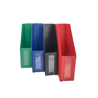 China Office Supplies Hard PVC Cardboard Magazine Holder for sale