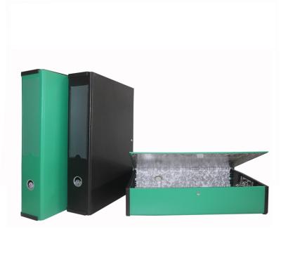 China Hard Good Quality File Storage Pry Box Office Supplies PVC Filling Boxes for sale