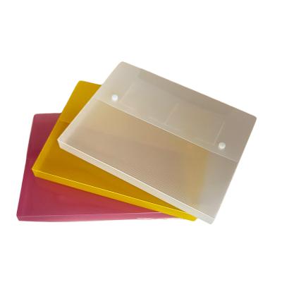 China PP wholesale durable plastic a4 file folder box document case for document for sale