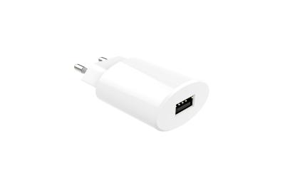 China CE Certified Portable Single USB Wall Charger 5 Voltage Output EU Plug for sale