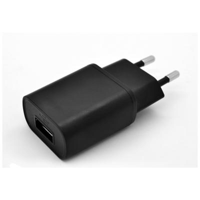 China Universal Single USB Wall Charger Fire Proof ABS PC Material EU plug for sale