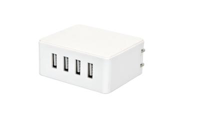 China 25 Watt Multi Port USB Charger For Phone Tablet IPhone IPad,Ipod Four USB Ports for sale