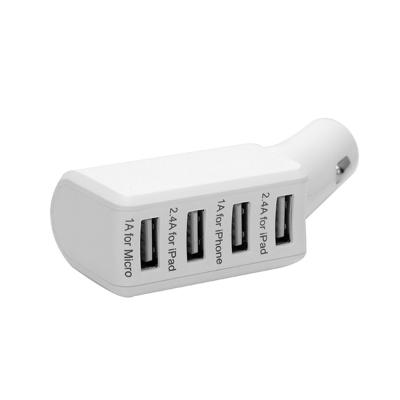 China IPad Ipod Multi Port Micro USB Car Charger With CE ROHS FCC Certification for sale