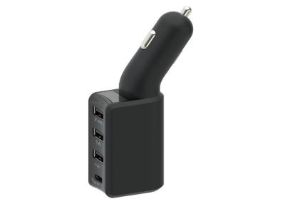 China Smart Devices USB Type C Charger In Car Fire Proof ABS PC Material for sale