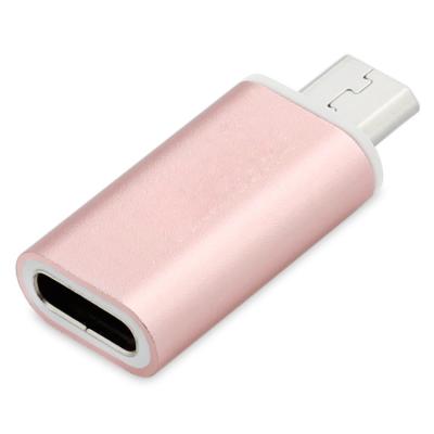 China High Speed Micro USB To USB C Adapter , Aluminum USB Type C Adapter  for sale