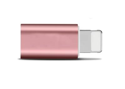 Cina Fulmine di IPhone IPad IPod al micro adattatore USB, adattatore del fulmine di 8 Pin Iphone in vendita