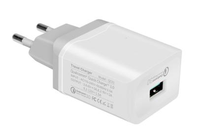 China 3.0 Quick Mobile Phone Charger , Single Port Travel Samsung S6 Fast Charger Adapter for sale