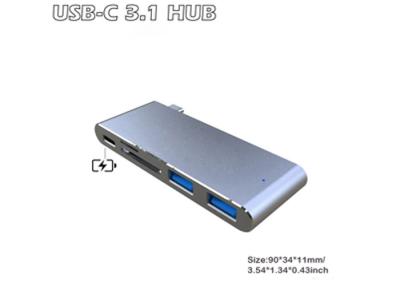 China High speed USB Type C Hub for Macbook 2015 2016 / desktop Apple Usb C Hub for sale