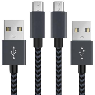 China USB aan USB micro- B Gegevenskabel TPE/Nylon/Jean-Doek/Pu dat met aluminiumhuisvesting wordt gevlecht Te koop