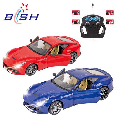 China Factory direct sale 1:18 scale rc toy cars two open doors light and metal with open door for sale