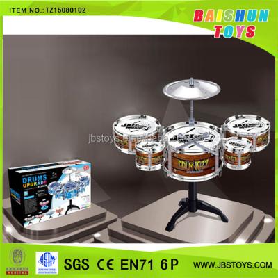 China Toy Funny Musical Instrument Battery Operated Toy Set Children Drum Set TZ15080102 for sale