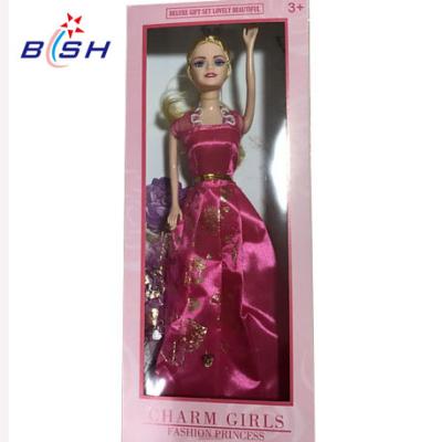 China 11.5 Inch Beauty Fashion Plastic Girl Toy Baby Toys Princess Doll for sale