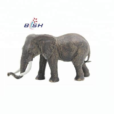 China Wild Animal Models Plastic Zoo Animal Set Elephant Toy For Education for sale