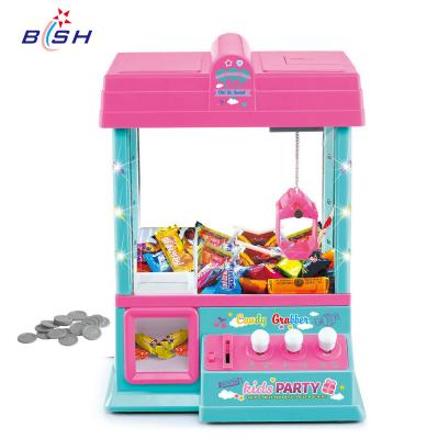 China Cartoon Toys Carryover Game Kids Mini Candy Grabber Machine Toy with Light Music, Grab Coin Toy for sale