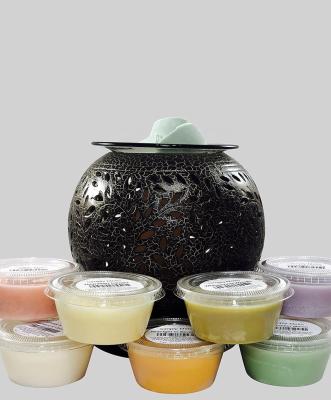 China Eco-friendly natural soy candles can melt fragrance for up to 40 hours per quarter cup. Private label for scented candles for sale