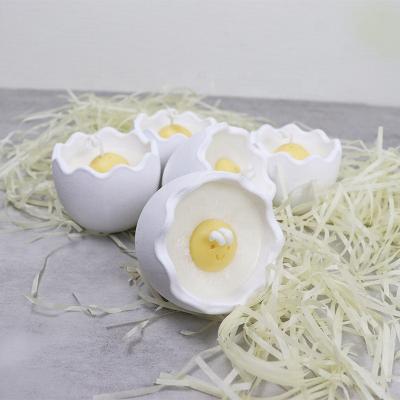 China Wholesale Home Decoration Easter Egg Soybean Model Wax Bulk Aromatherapy Candles Creative Romantic Private Label for sale