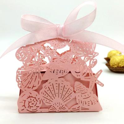 China Beautiful Materials New Arrival Recycled Indian Sweet Boxes For Wedding Laser Cut Butterfly Paper Gift Box for sale