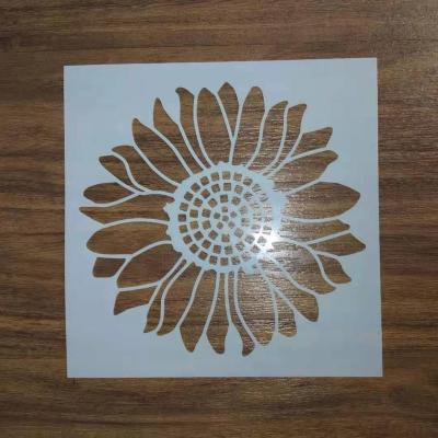 China New Design Disposable Food Grade Stencil Laser Cutting PET Eco - Friendly Bread Stencil for sale