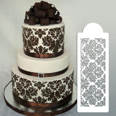 China Disposable Custom High Quality Cutting Stencil Laser Cut DIY Cake Decorating Tools for sale