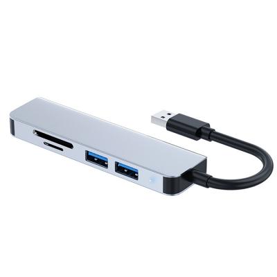 China Wholesale Shockproof 5 In 1 Usb Type C Hub For Ipad Pro Laptop USB-c Hub And Charger for sale