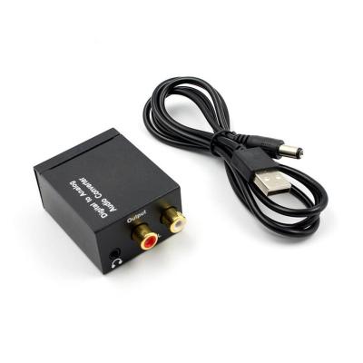 China Wholesale copper digital-to-analog audio fiber amplifier converter factory coaxial signal to analog Stereo DAC for sale