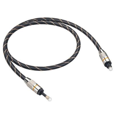 China DVD Player 1m Toslink to Fiber Optic Cable 6.0mm Digital Spdif Optical Jack Audio Cable Mini Plug Toslink Connector Plastic for sale