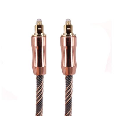 China Wholesale Premium 24k Gold HOME THEATER Fiber Optic Toslink Toslink Cable Wholesale 1m Digital Plug for sale