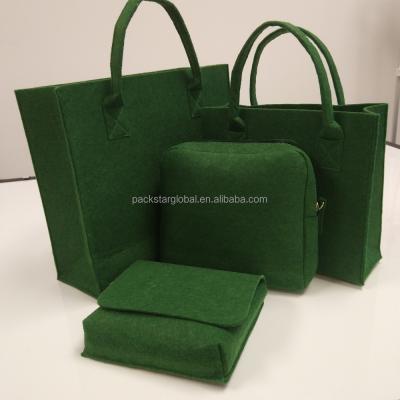 China Fashion New Design Felt Bag Tote Bag Zipper Bag for sale