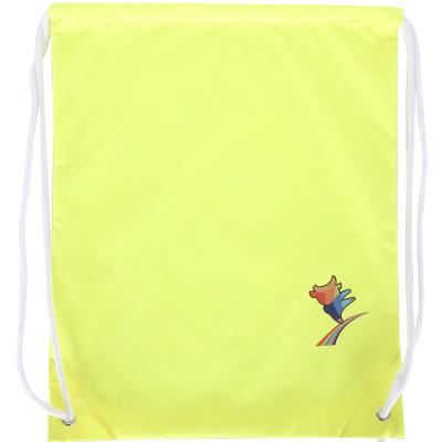 China Custom Shiny Waterproof Oxford Drawstring Backpack, Raincoat Backpack for sale