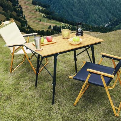 China Bar Table Aluminum Alloy Modern Outdoor Dining Lift Table Folding Outdoor Portable Camping Table for sale