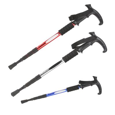 China 2021 Telescopic Aluminum Alloy Adjustable Trekking Poles for sale