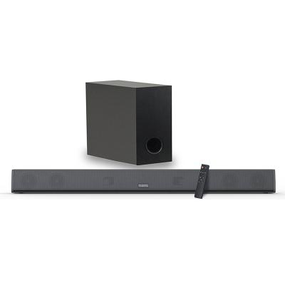 China Wireless soundbar system Museeq TV sound bar bluetooth home theater speaker 2.1 with Subwoofer manufacturing companies for sale