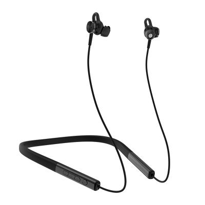 China Active Nosie Canceling Fashion ANC Active Noise Canceling Gym Soft Magnetic Necklace Sports Neckband Earbuds Gaming Wireless Bluetooth Headphones for sale