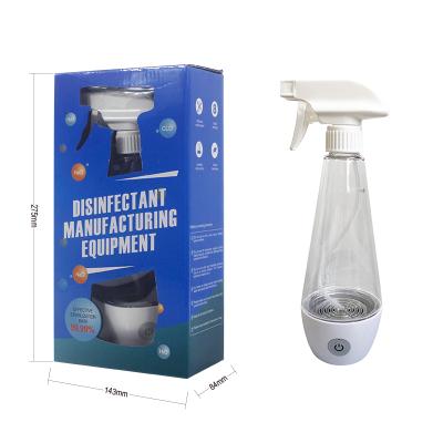 China Homemade Acid Electrolyzed Water Purification Sodium Hypochlorite Water Generators Mist Disinfection Sprayer With CE Certificate for sale