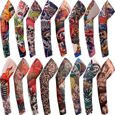 China High Quality Breathable Cool Tattoo Basketball Arm Sleeve Golf Sport Compression UV Arm Girdle Women Soccer Suit for sale