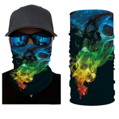 China Multifunctional Summer Outdoor Sports Bandanas Zinc Ion Neck Gaiter 3d Upf50+ Breathable Custom Nano UV Fishing Scarf for sale