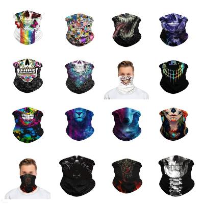 China Multifunctional Custom Summer UV Flag Polish Silk Face Polyester Headwear Neck Tube Protective Cuff Unisex Fishing Sports Covers Dog Bandana for sale